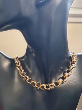 18k Real Gold Interlocking Circle Bracelet Part 2